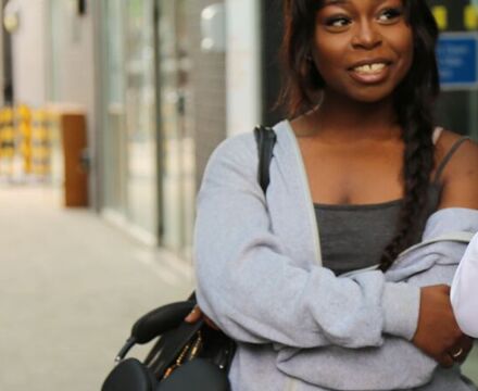 Deputy Mayor Bramble with Mayida Ali Uddin and Morgan